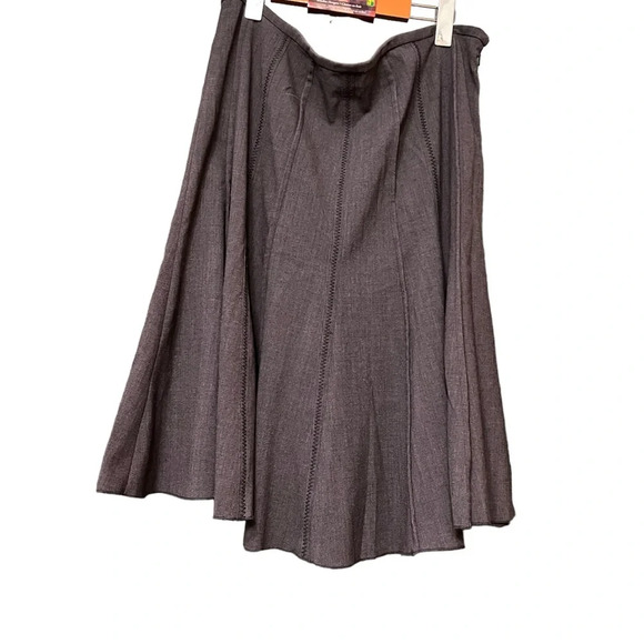 Amerique du Nord flared gray skirt, size 14 - Picture 3 of 5